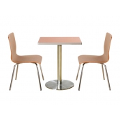 钢木汉堡桌椅 ZY-GM024